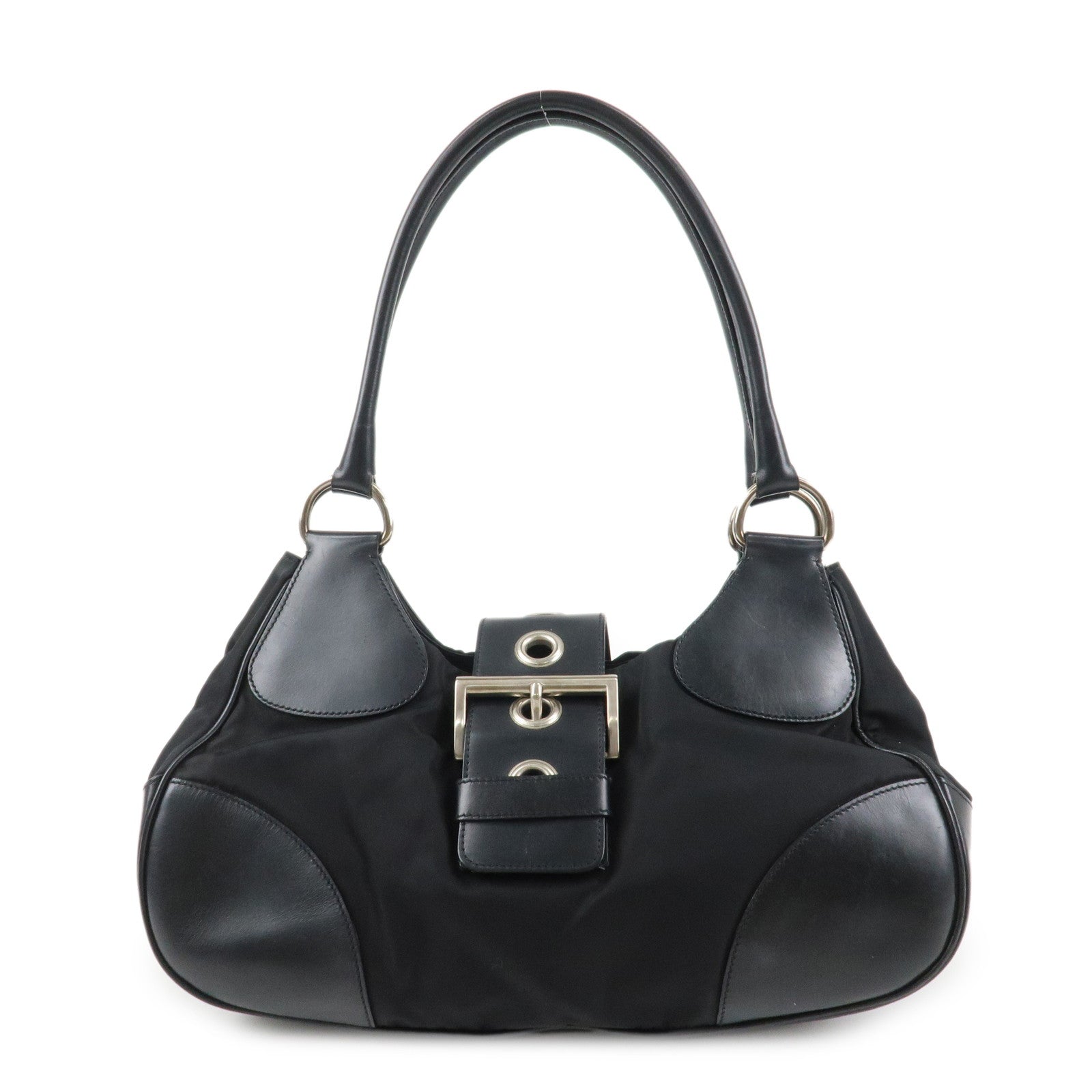 Shoulder Bag Moon Silhouette Hand bag HDW d Black Silver