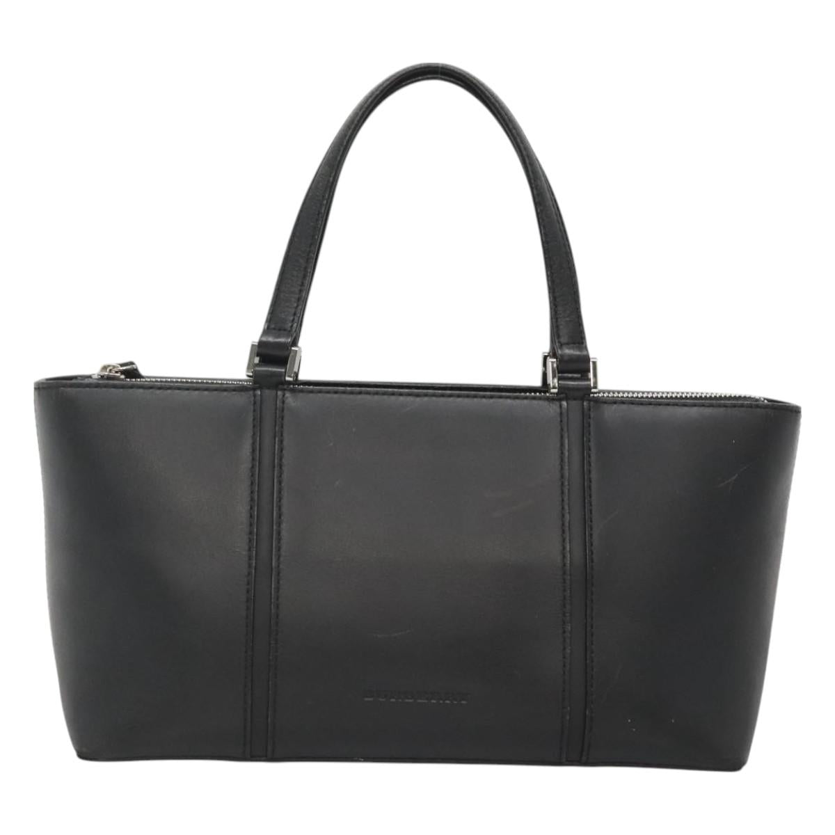 Burberry Tote Bag Leather Black Tote Bag 3