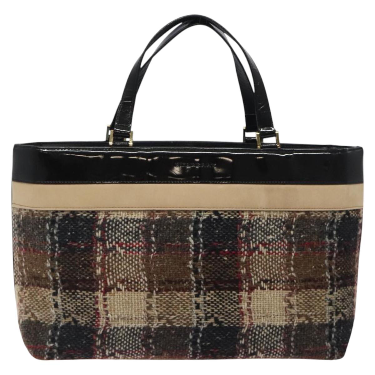 Burberry Tote Bag Canvas Brown