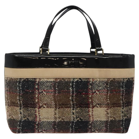 Burberry Tote Bag Canvas Brown