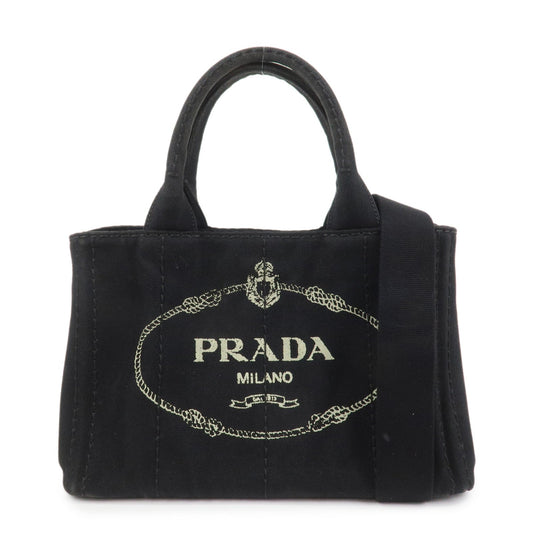 Bag Canapa 2Way Bag Hand Bag Canvas Black Mini Mini Bag