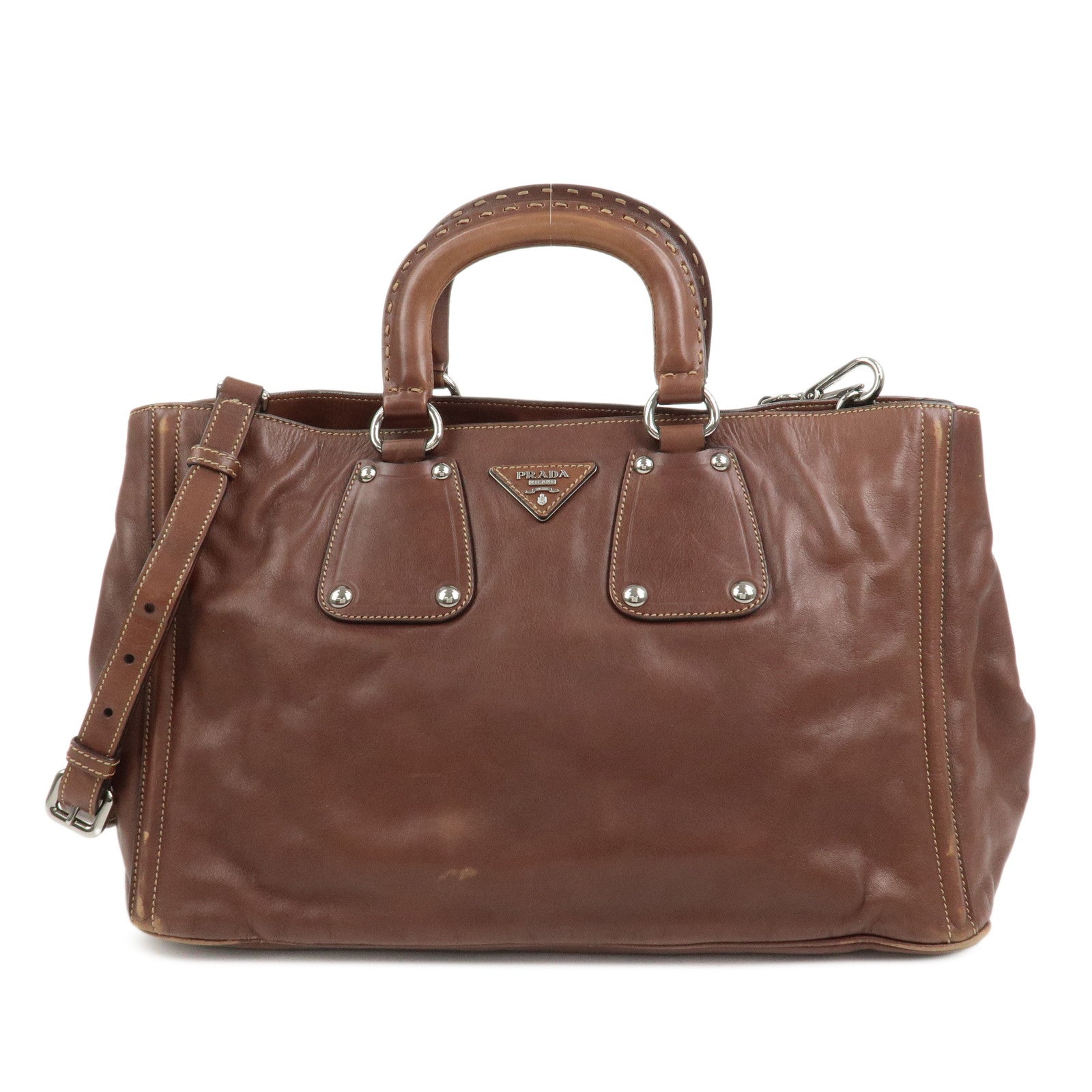 Tote Bag Triangle 2Way Bag Shoulder Bag Logo