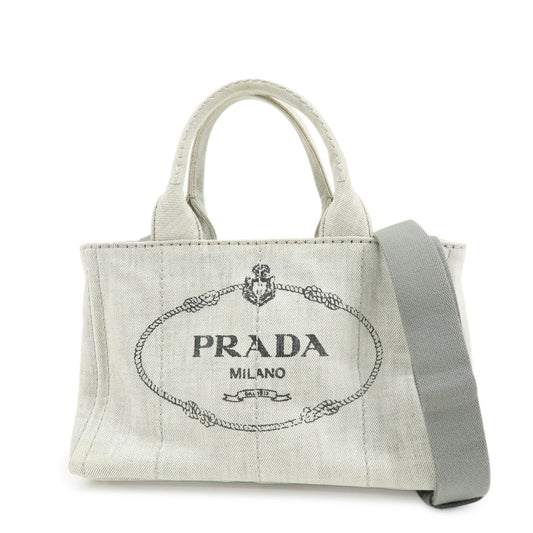 Shoulder Bag Canapa 2Way Bag Hand Denim Gray Mini