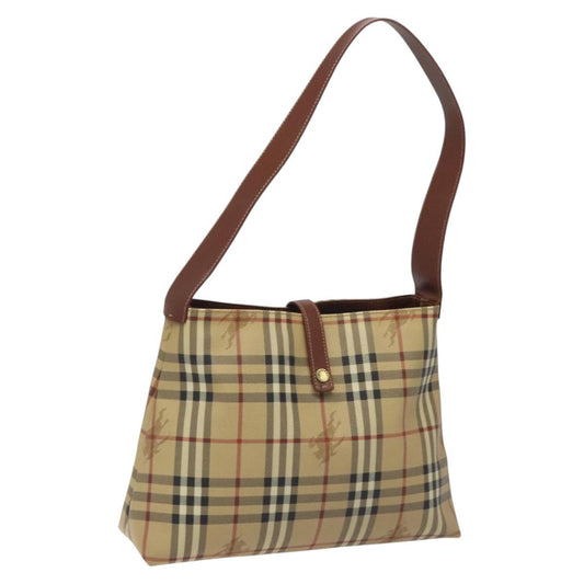 Burberry Nova Check Shoulder Bag Canvas Beige Shoulder Bag 171