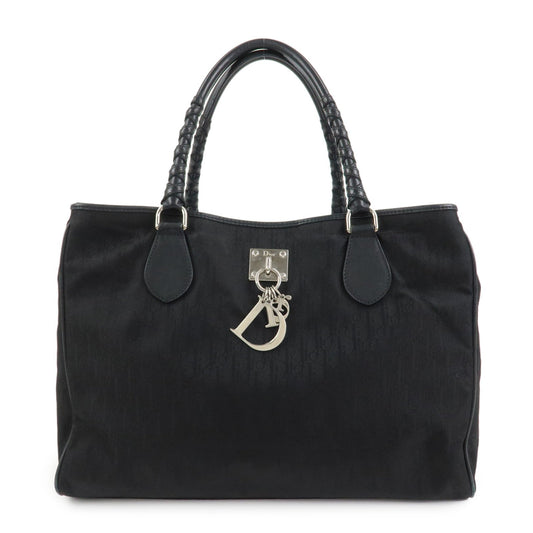 Dior Shoulder Bag Christian Trotter Lovely Leather Canvas Nylon