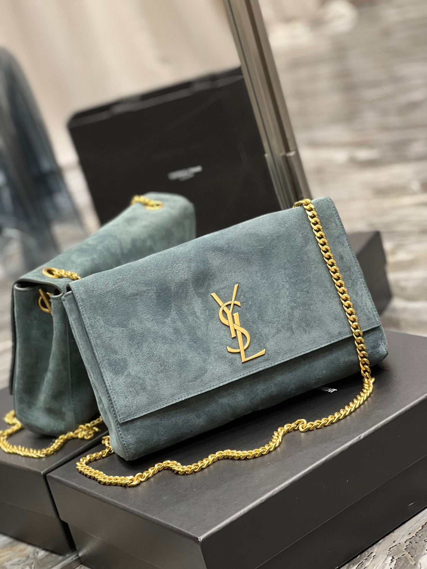 YSL Saint Laurent Kate Handbag Chain Travel Bag 112In29Cm Ysl 8260