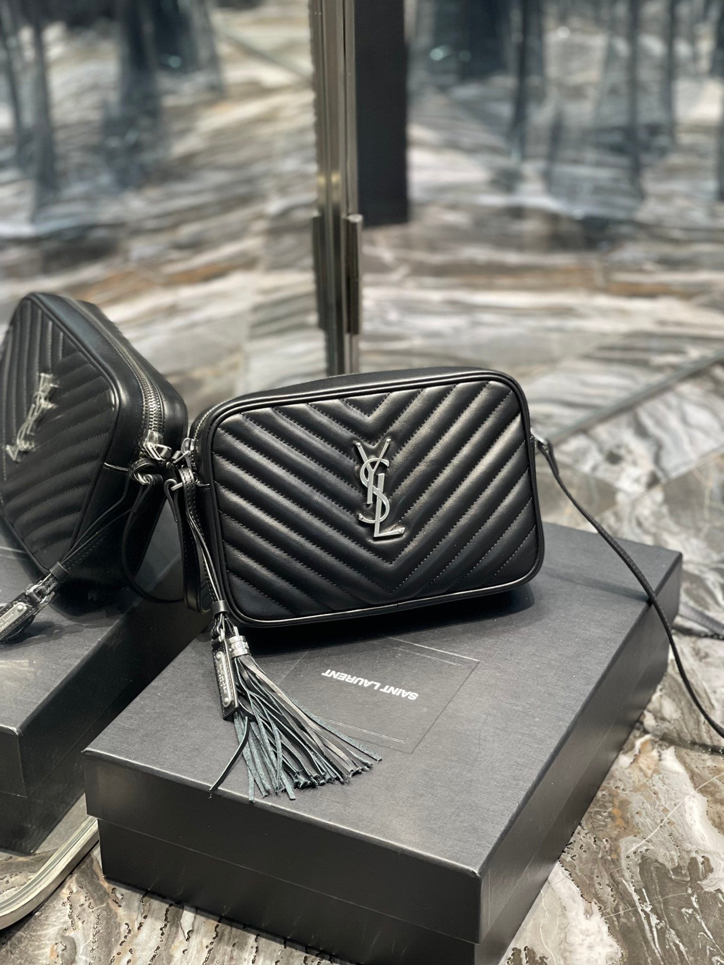 YSL Saint Laurent Lou Crossbody Bag Ysl 612544Dv7041000 7698