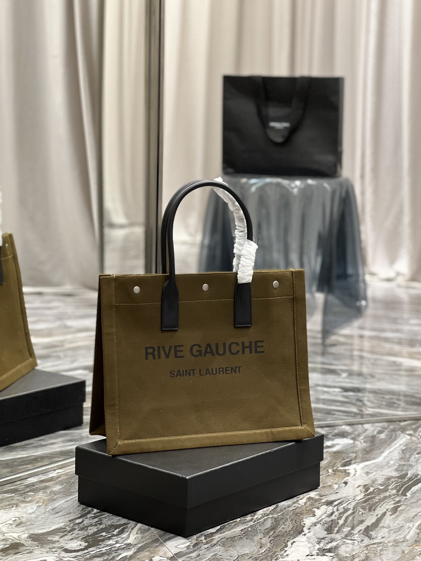 YSL Saint Laurent Rive Gauche Tote Bag 154In39Cm Ysl 3672
