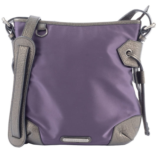 Burberry Shoulder Bag Nylon Purple