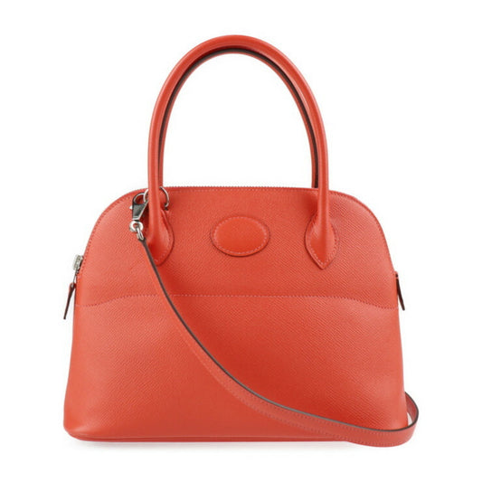 Hermes Rose Jaipur Epsom Handbag Shoulder Bag Tote Bag Leather Pink Orange