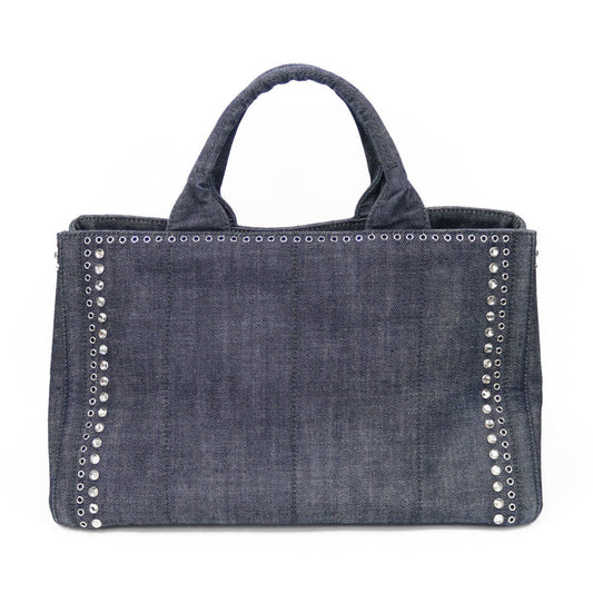 Prada Shoulder Bag Handbag Kanapatoto Gm Ladies Blue