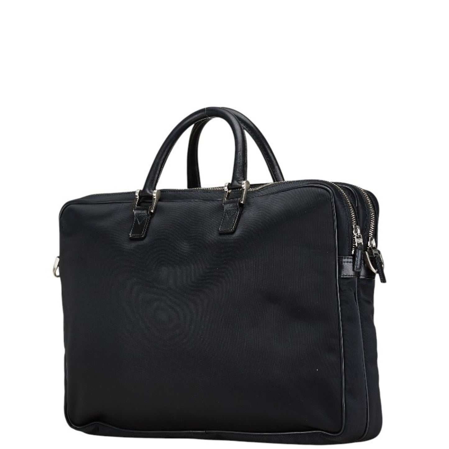 Burberry Shoulder Bag Leather Nylon Black Shoulder Bag 4