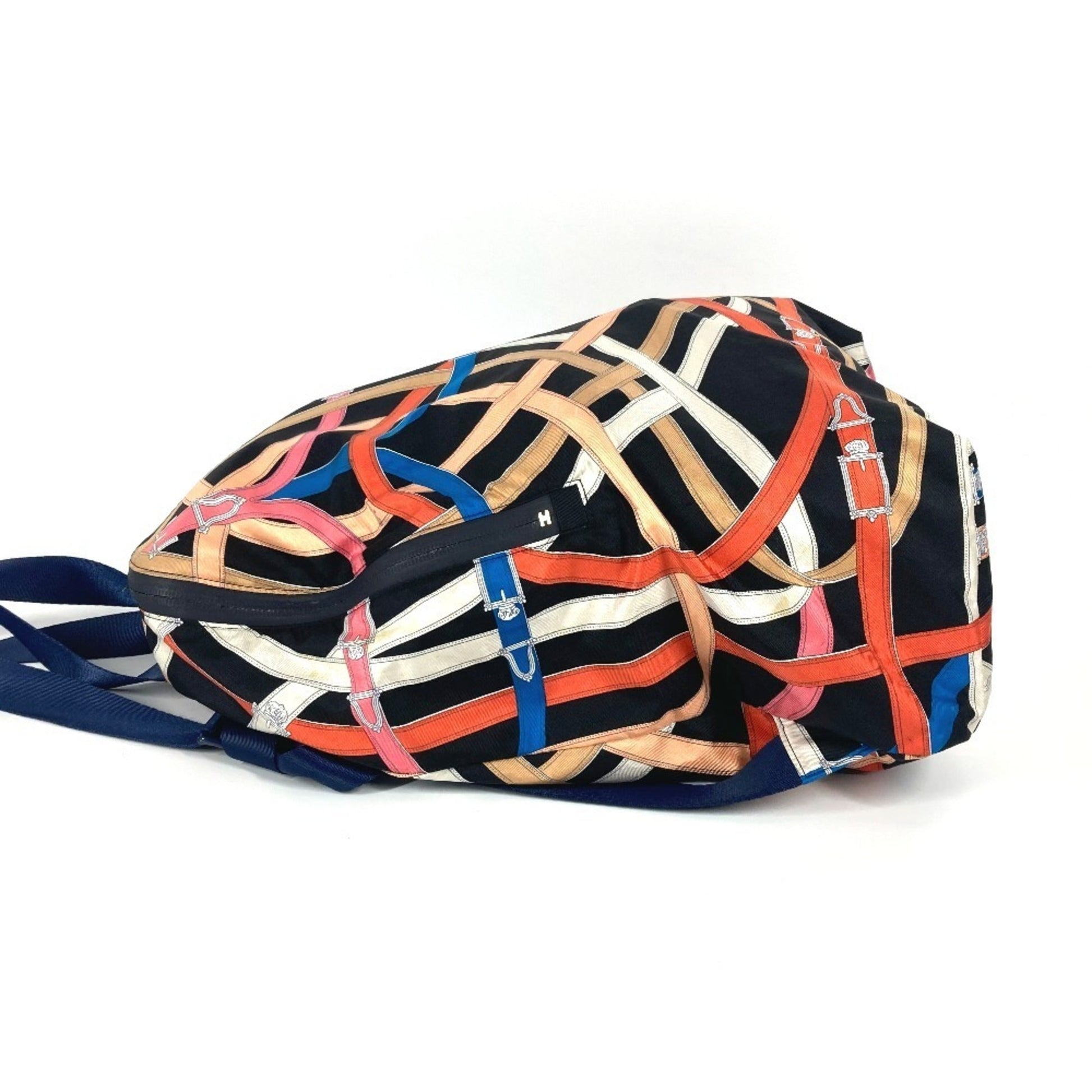 Hermes Multi Color Silk Backpack