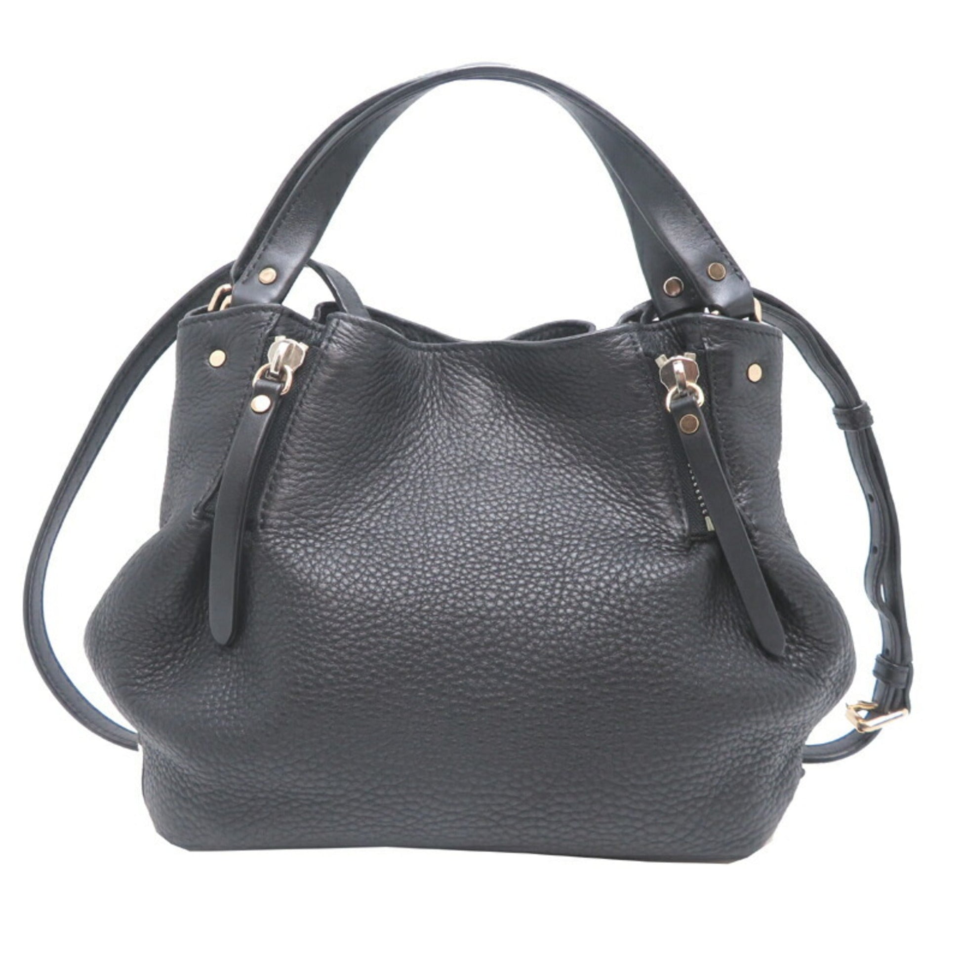 Burberry Shoulder Bag Leather Black Shoulder Bag 41