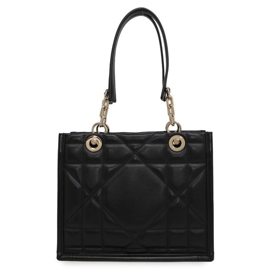 Dior Handbag Christian Tote Bag Leather Black