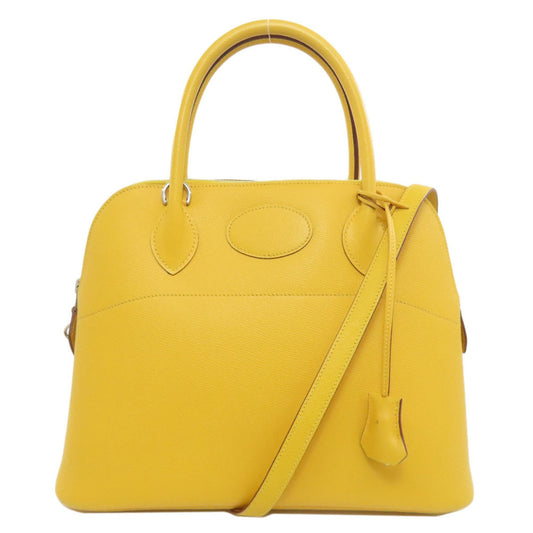 Hermes Epsom Tote Bag Leather Yellow