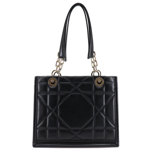 Dior Handbag Christian Tote Bag 6 Leather Black