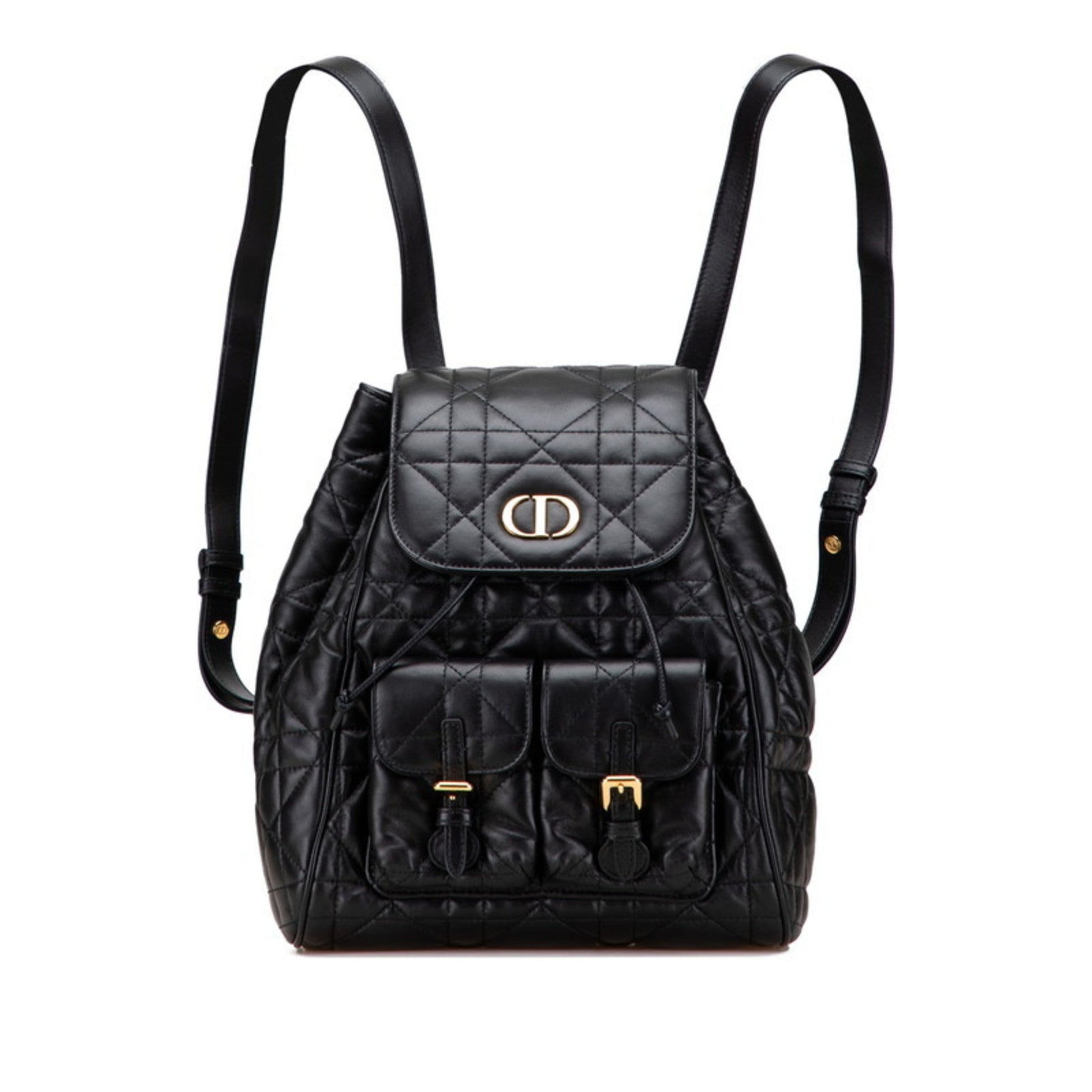Dior Handbag Christian Backpack 5 Leather Black