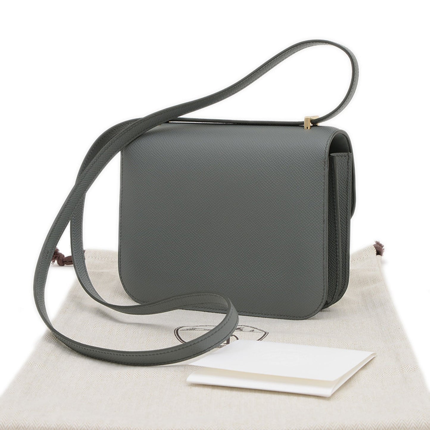 Hermes Constance Champagne Epsom Shoulder Bag Leather Gold