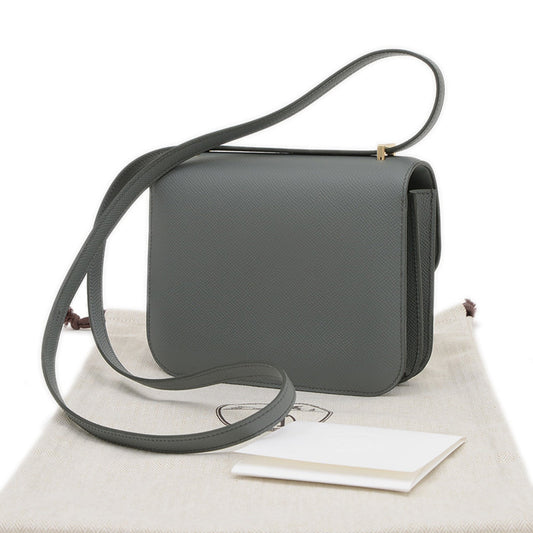 Hermes Constance Champagne Epsom Shoulder Bag Leather Gold