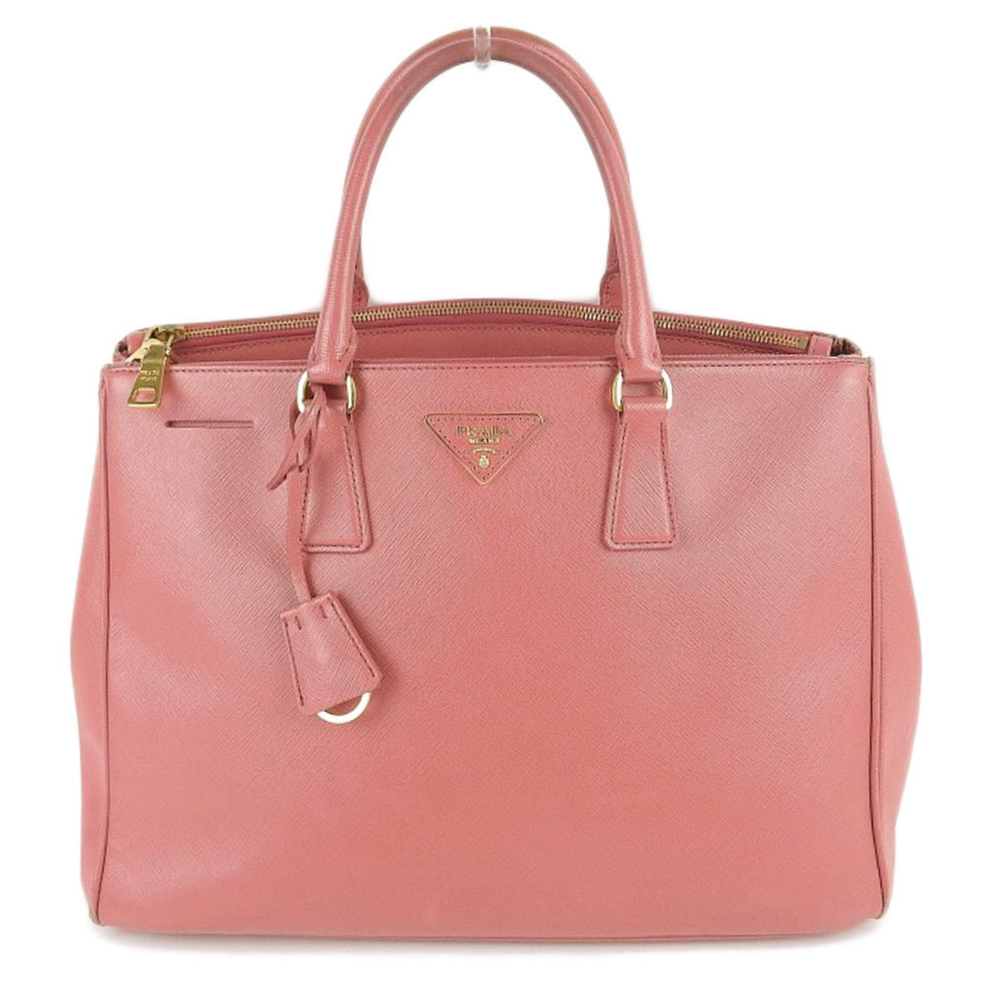 Prada Handbag Series Saffiano Pink Travel Bag