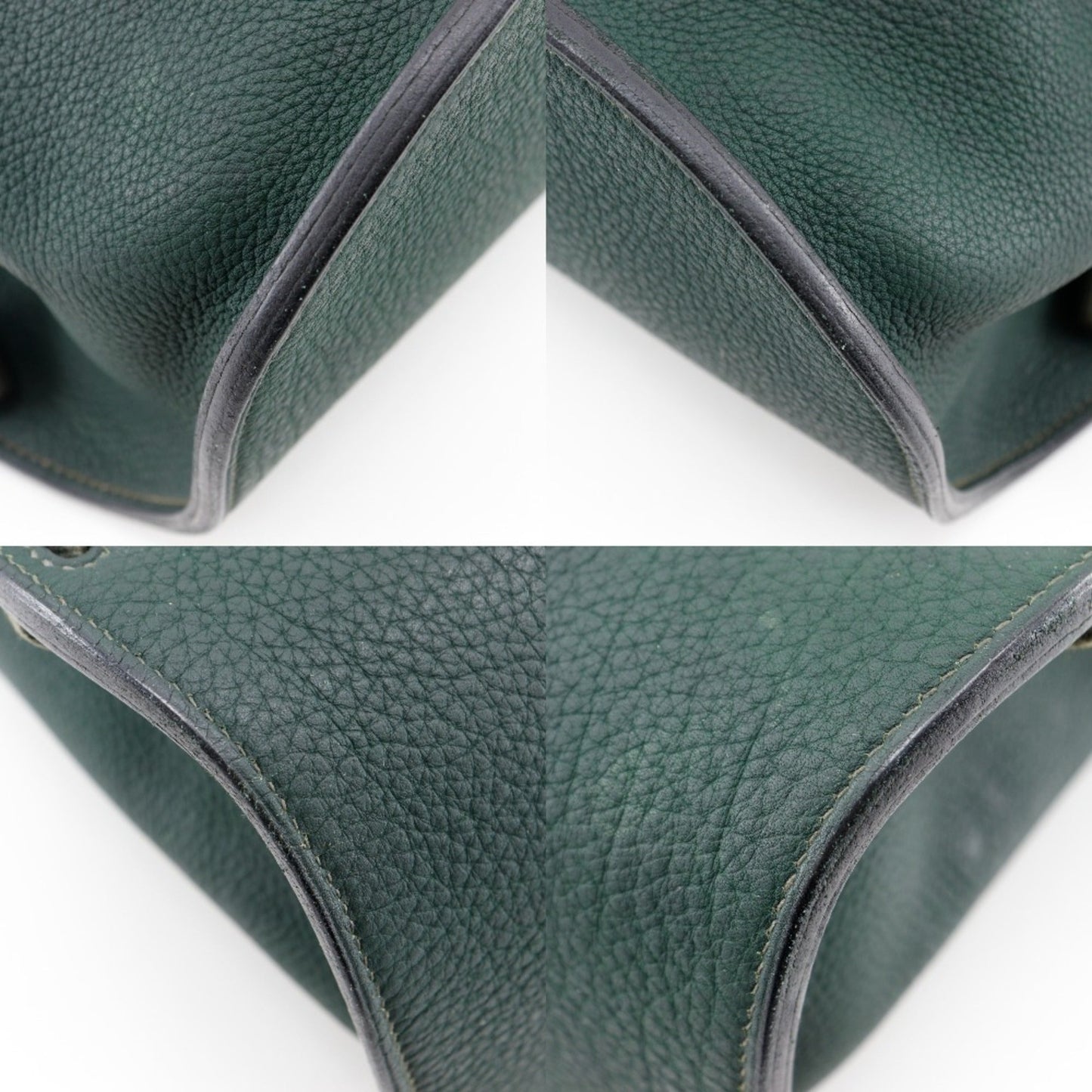 Hermes Backpack Leather Green