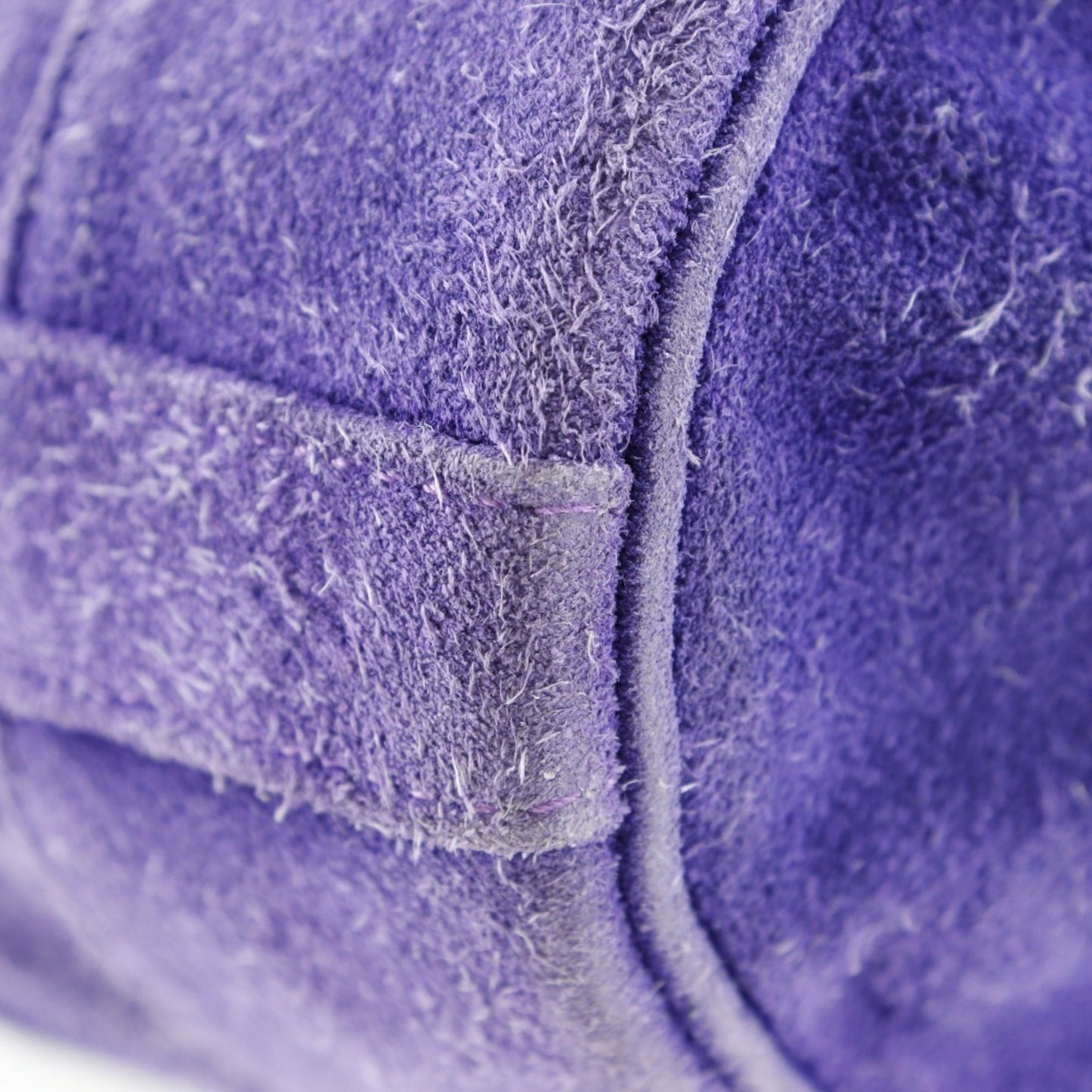 Hermes Shoulder Bag Suede Purple