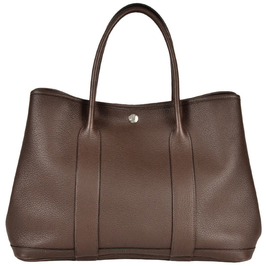 Hermes Negonda Tote Bag Leather Brown Tote Bag 3