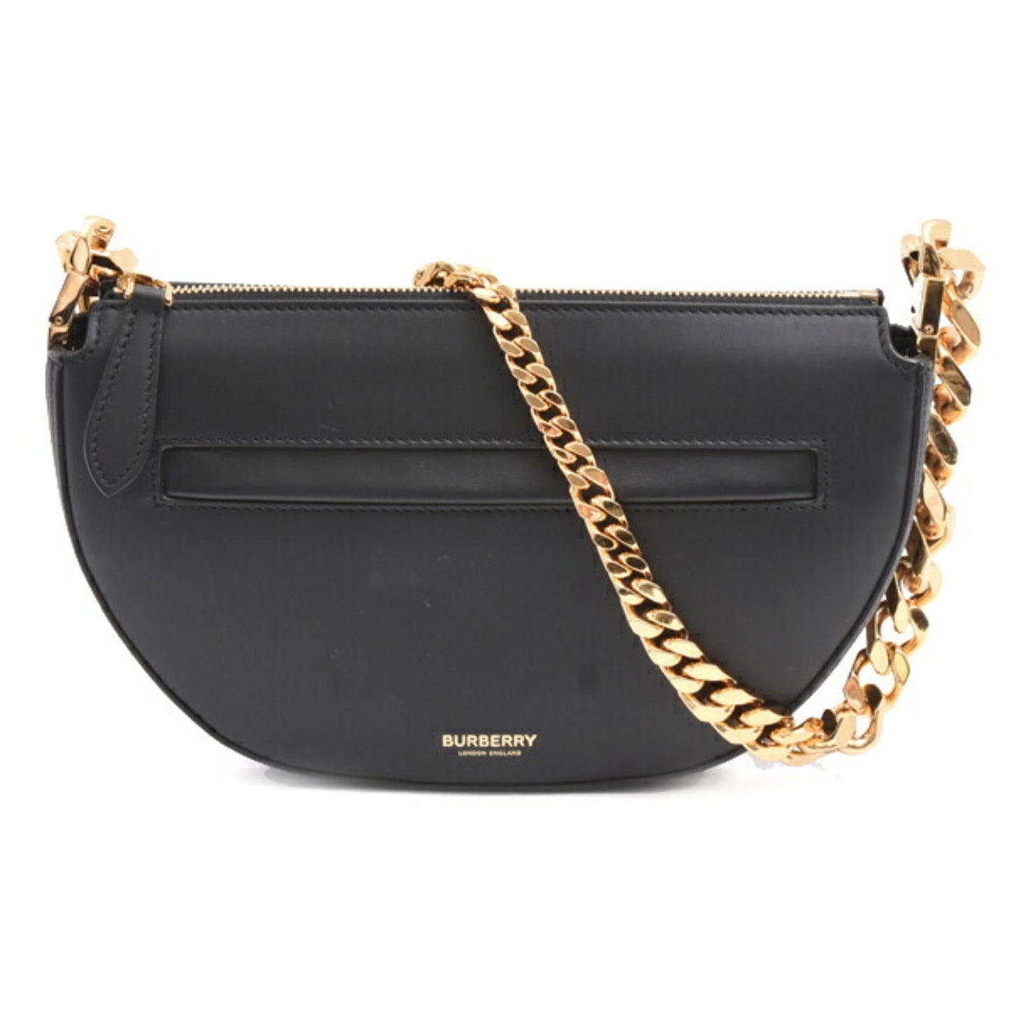 Burberry Shoulder Bag Leather Black