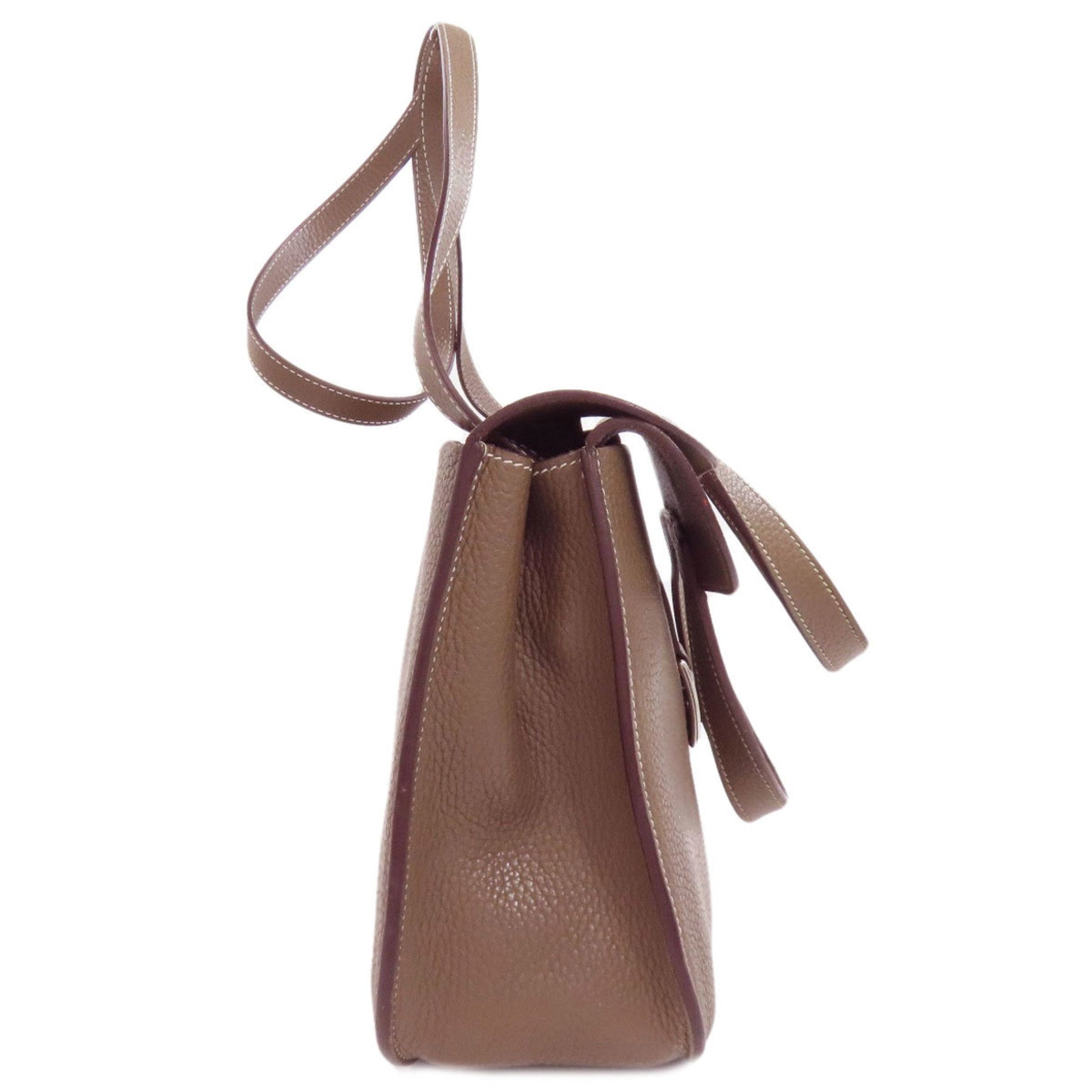 Hermes Etoupe Shoulder Bag Gray