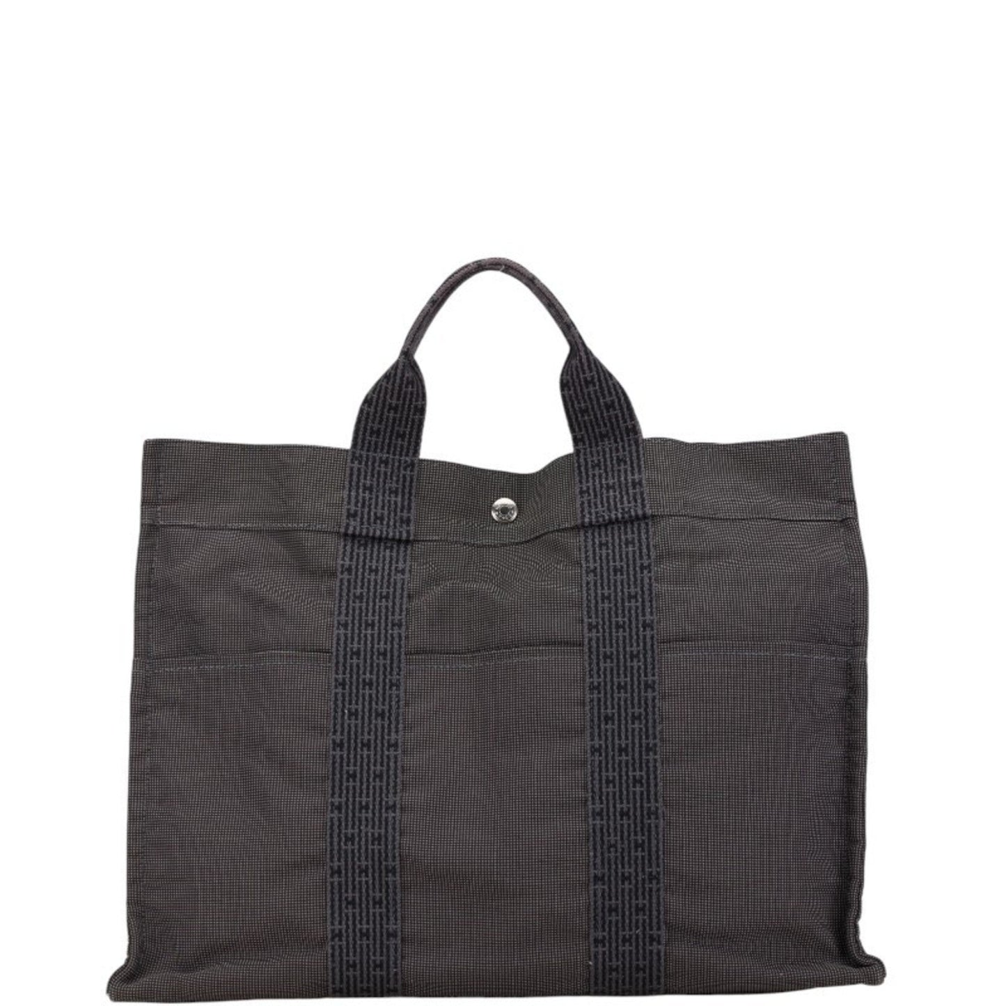 Hermes Tote Bag Canvas Gray Tote Bag 15