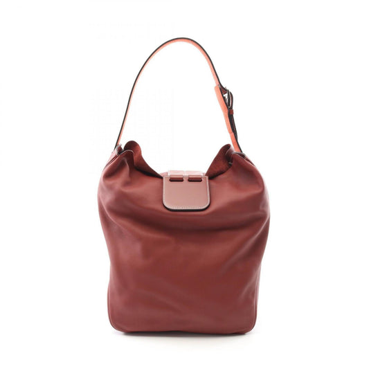 Hermes Bordeaux Taurillon Clemence Swift Shoulder Bag Leather