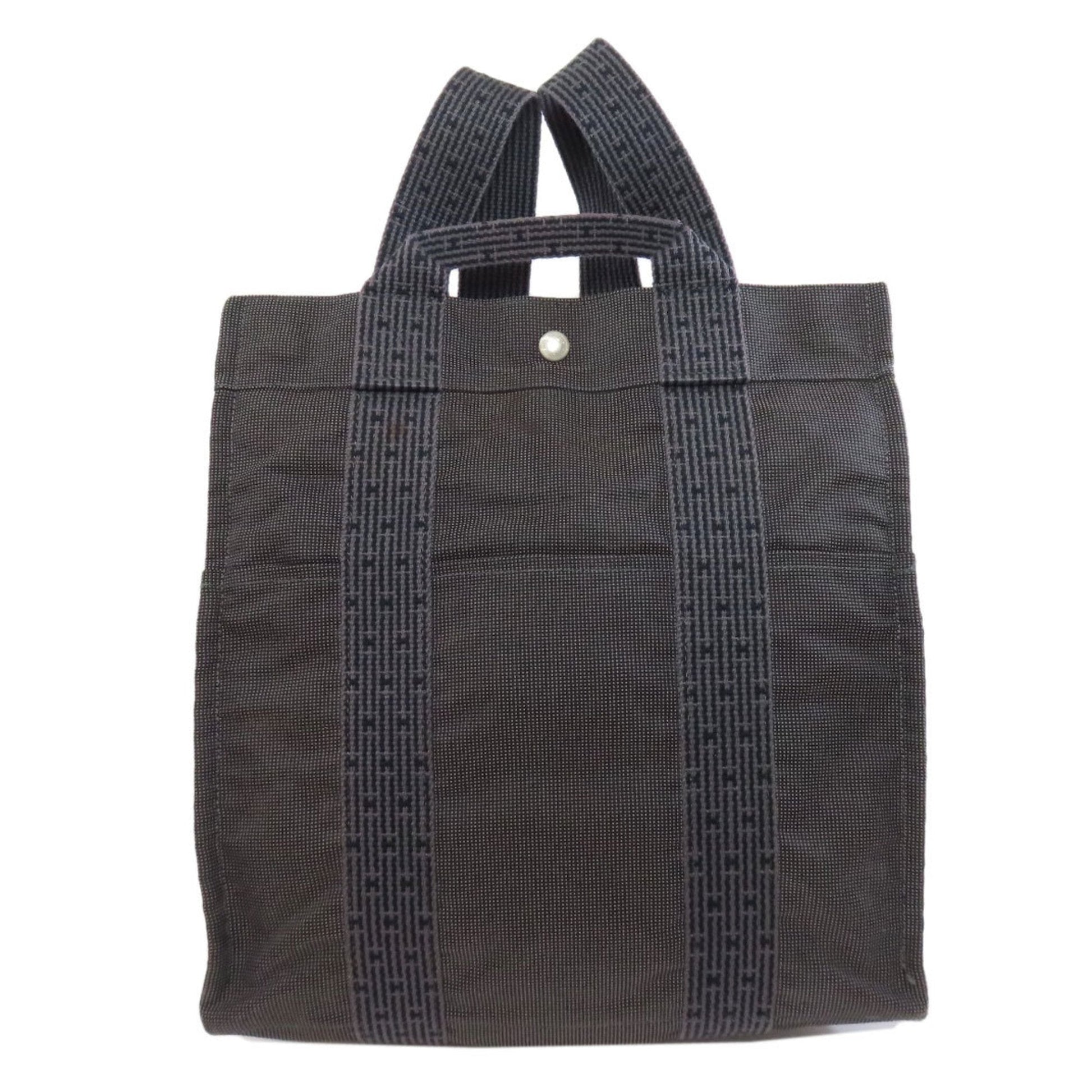 Hermes Backpack Canvas Gray Canvas Backpack 11