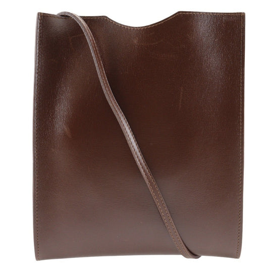 Hermes Shoulder Bag Leather Brown Shoulder Bag 1