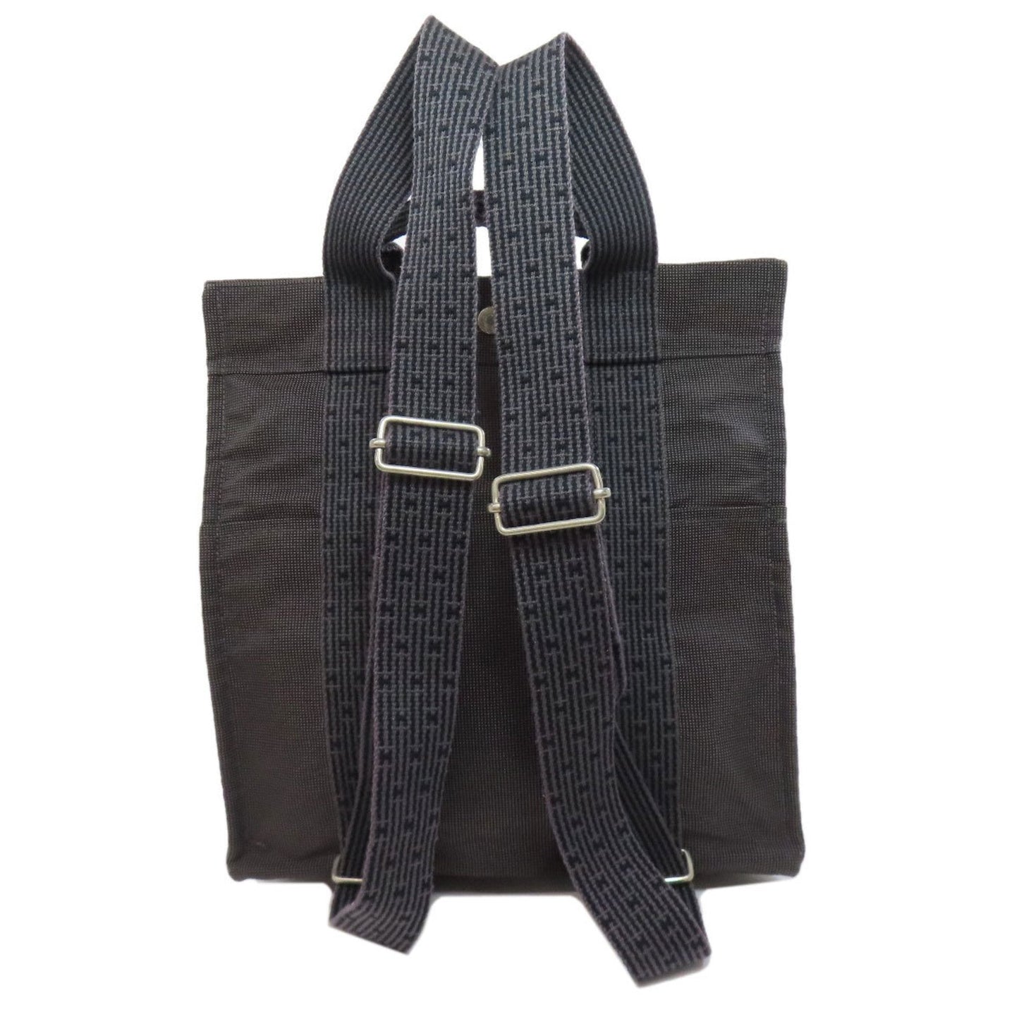 Hermes Backpack Canvas Gray Canvas Backpack 11