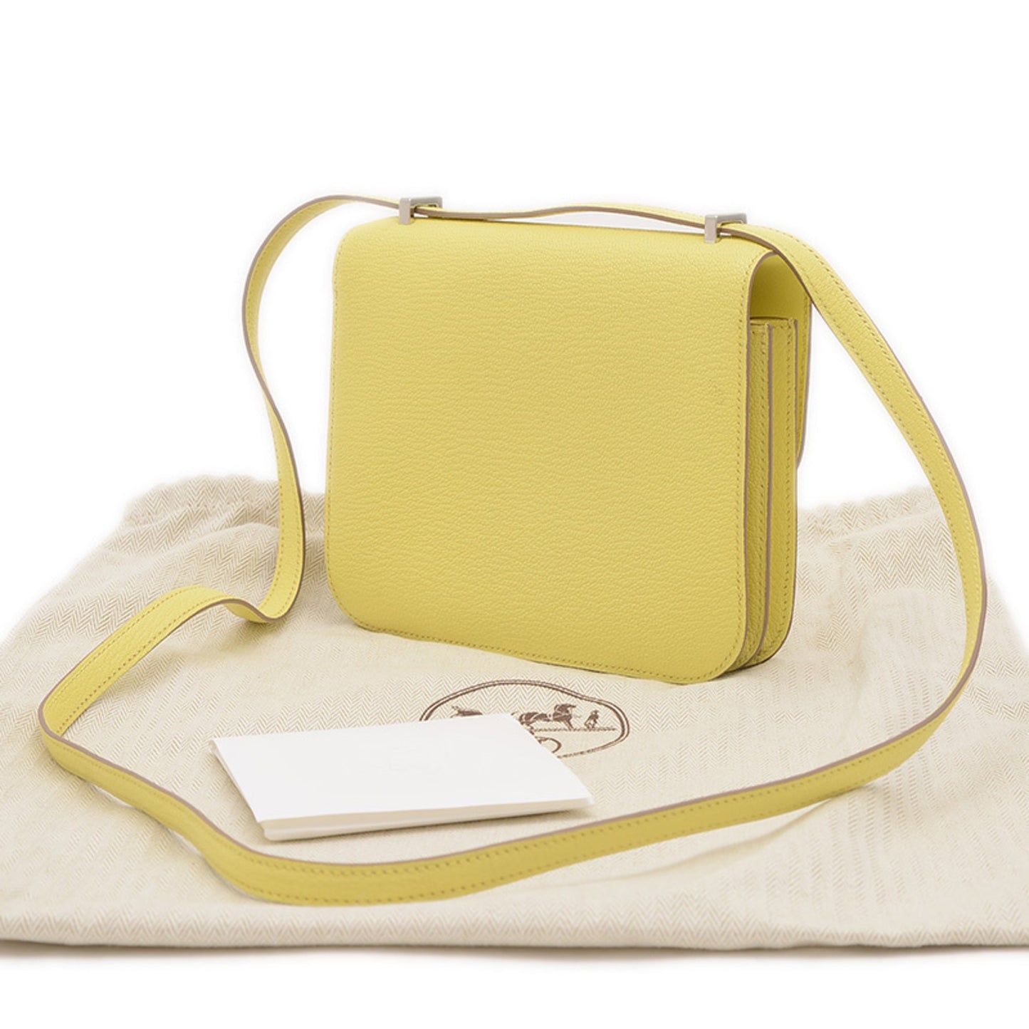 Hermes Chevre Shoulder Bag Leather