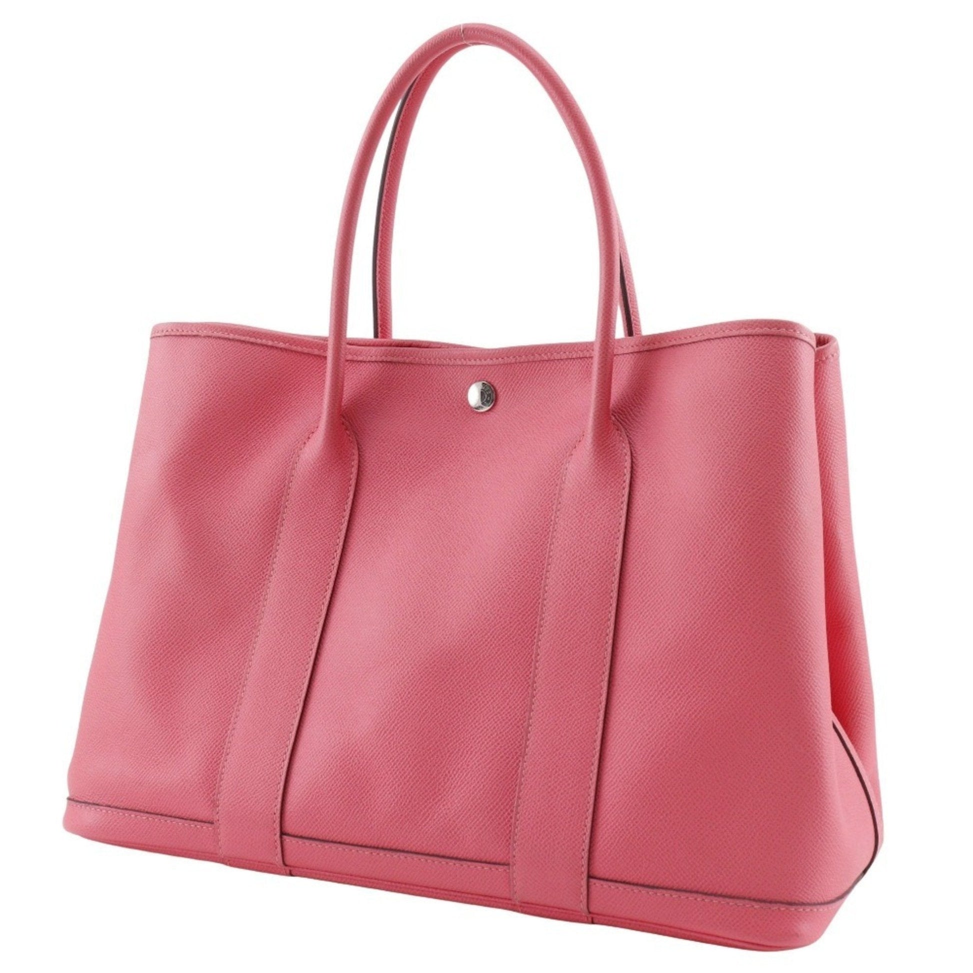 Hermes Epsom Tote Bag Leather Pink