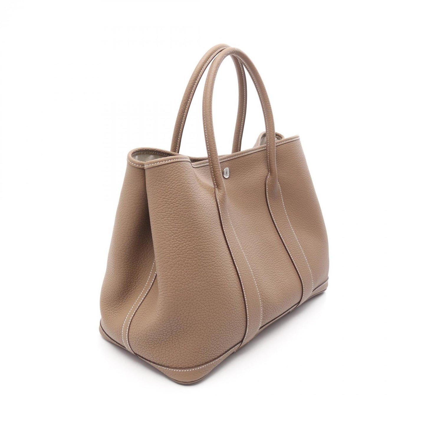 Hermes Negonda Tote Bag Leather Brown