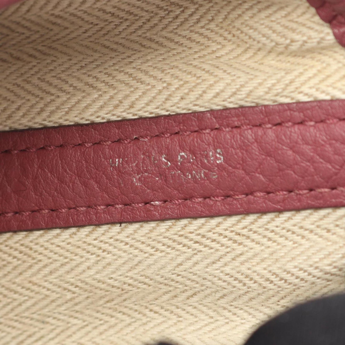 Hermes Negonda Tote Bag Leather Pink