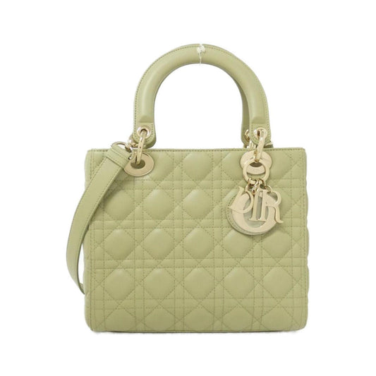 Dior Handbag Christian Leather Green