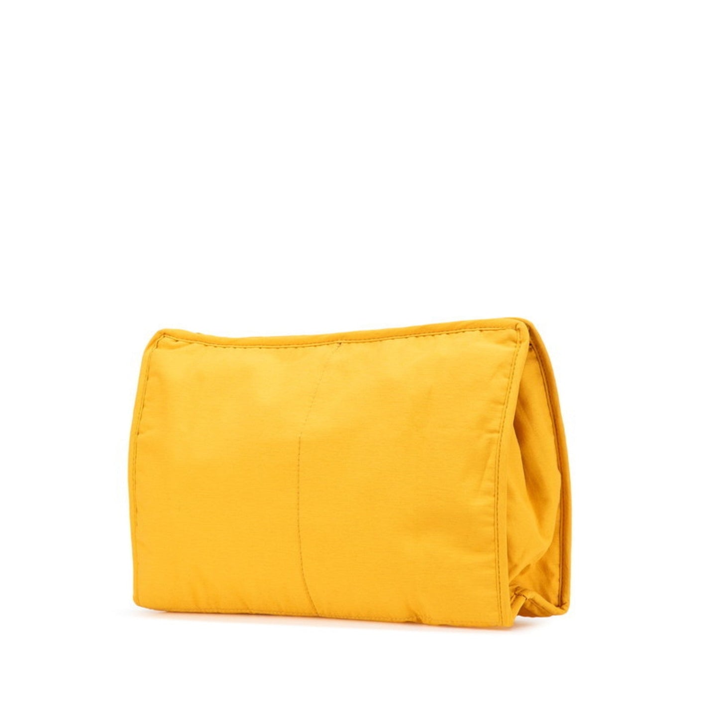 Hermes Clutch Bag Pouch Canvas Yellow