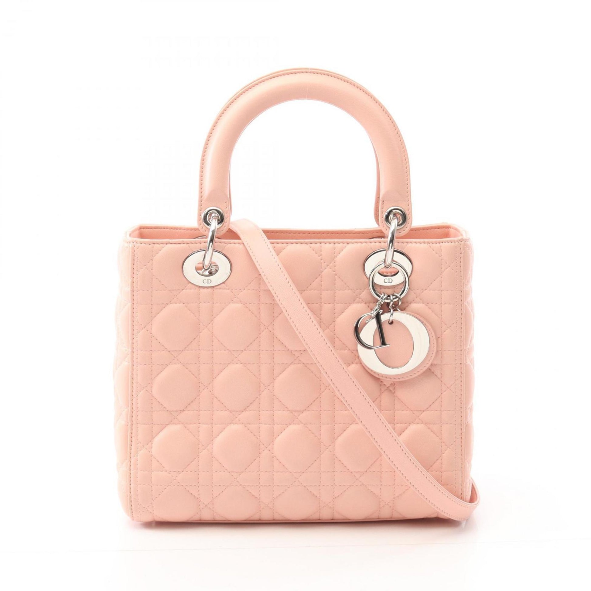 Dior Handbag Christian 4 Leather Pink