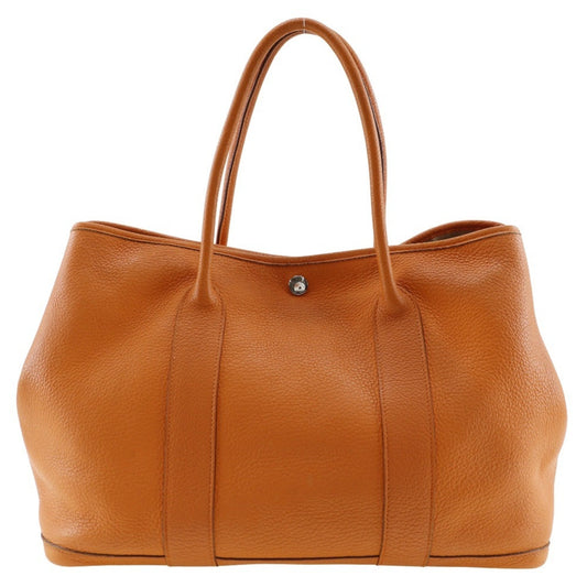 Hermes Fjord Tote Bag Leather Orange