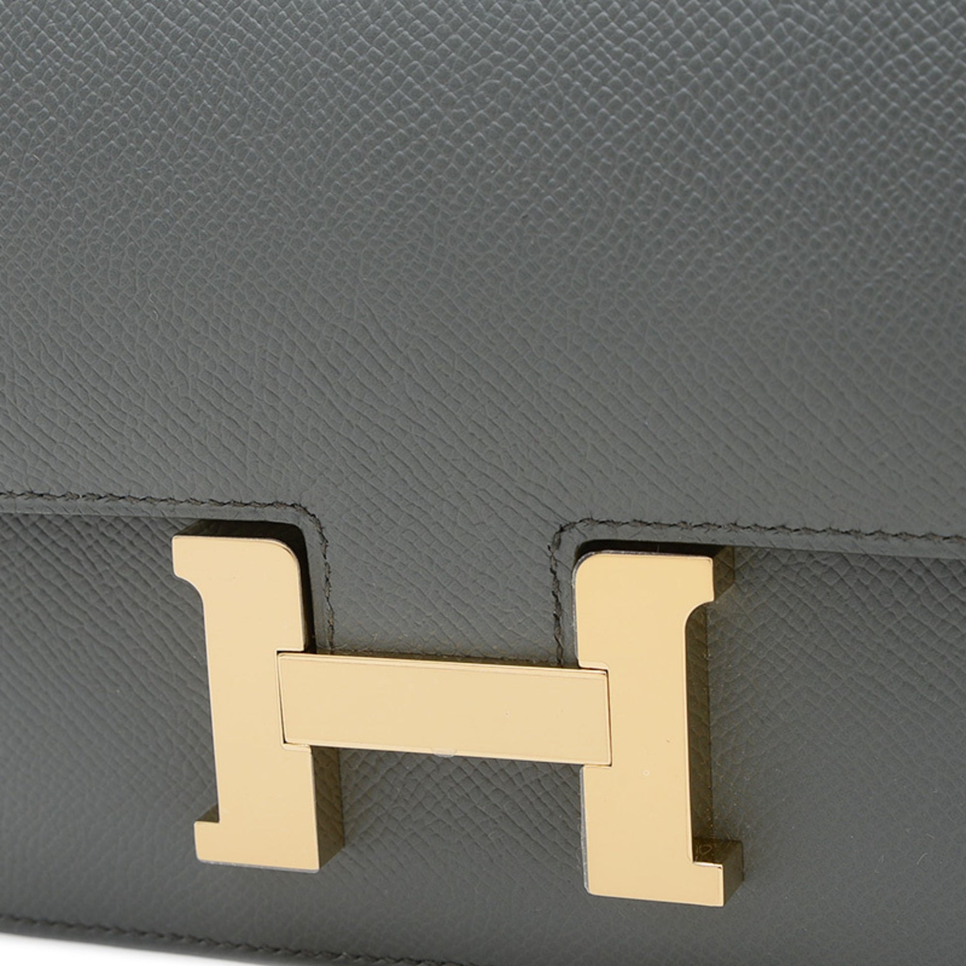 Hermes Constance Champagne Epsom Shoulder Bag Leather Gold