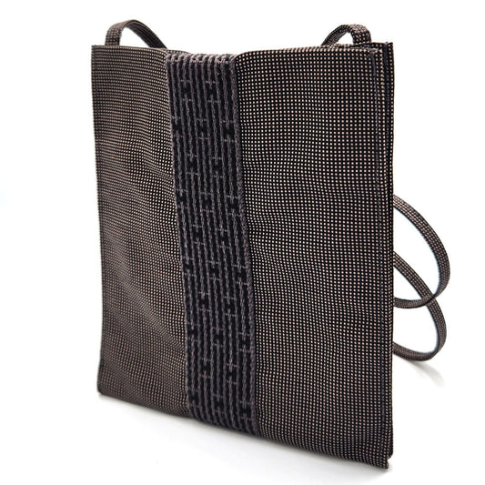 Hermes Her Line Shoulder Bag Canvas Gray
