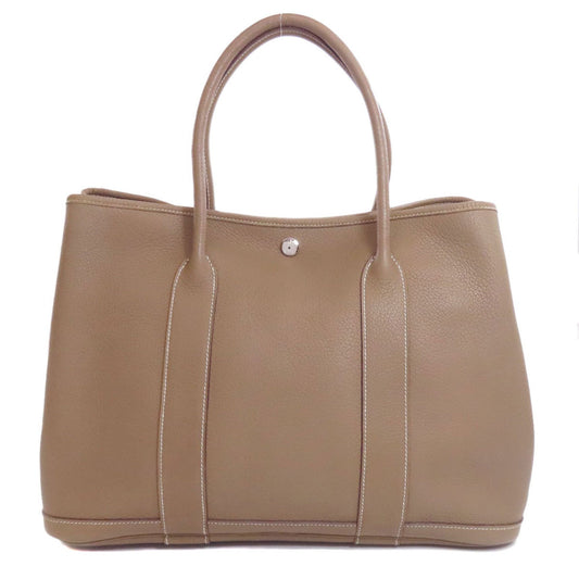 Hermes Garden Etoupe Negonda Tote Bag Leather Gray Leather Tote Bag