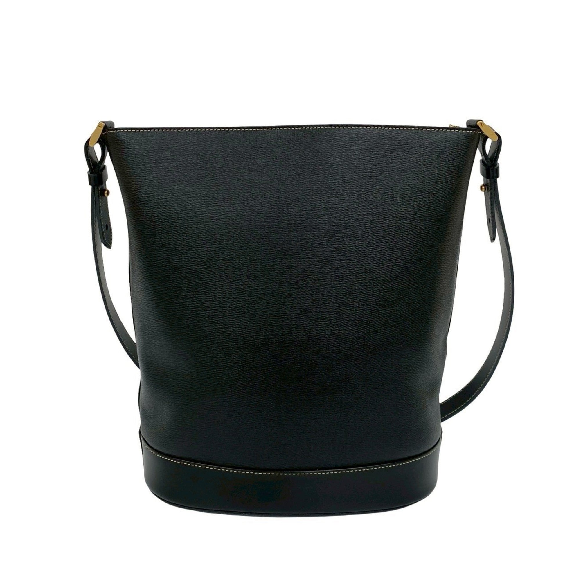 Burberry Shoulder Bag Sling Bag Leather Black