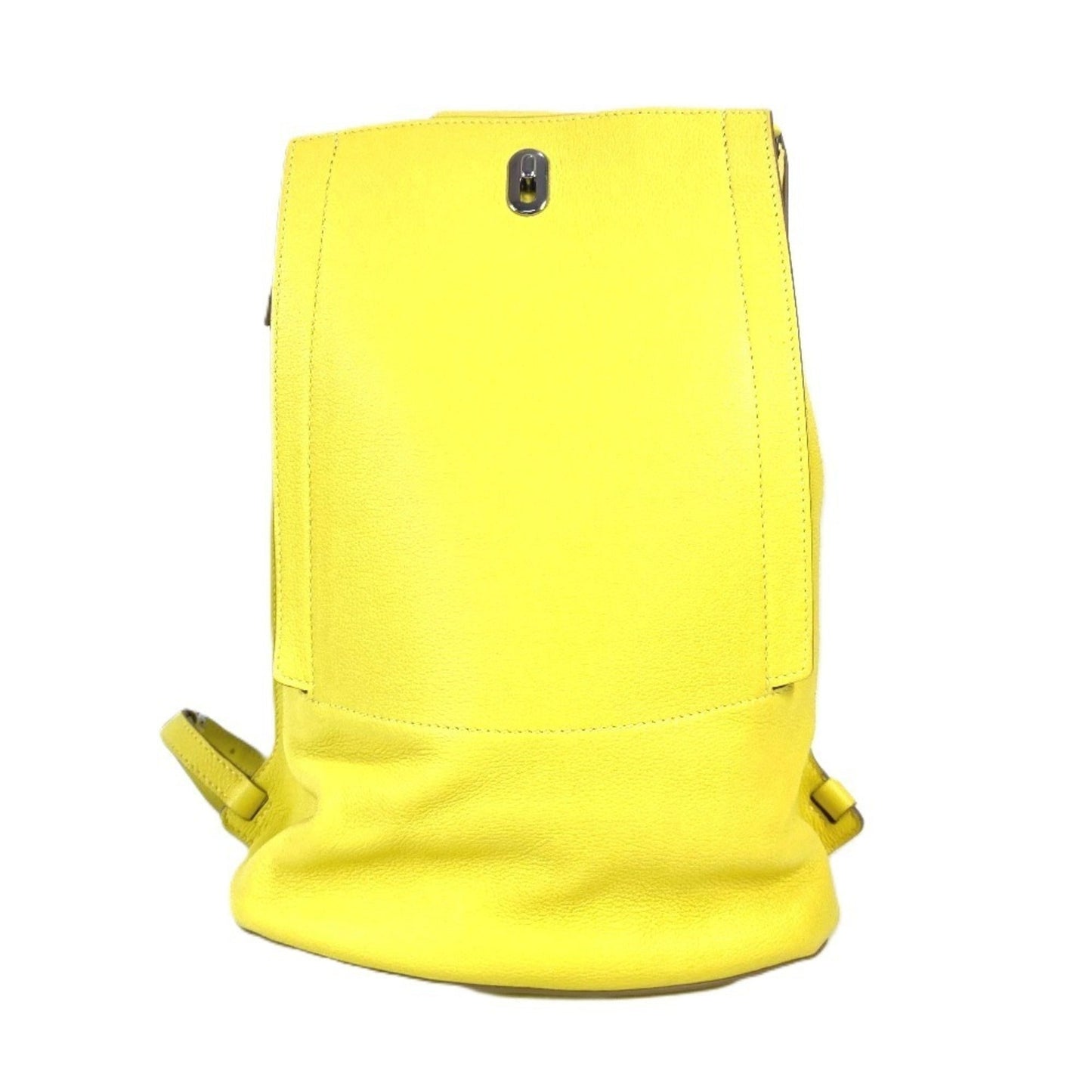 Hermes Backpack Leather Yellow