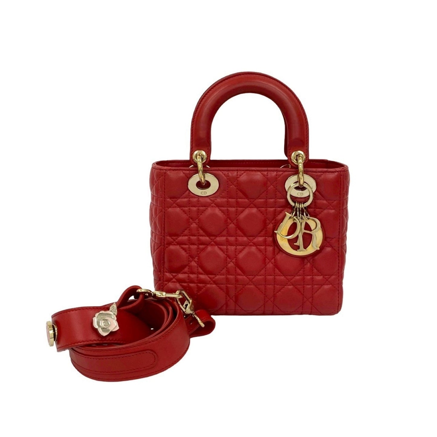 Dior Handbag Christian Color Shoulder Bag 11 Leather Red