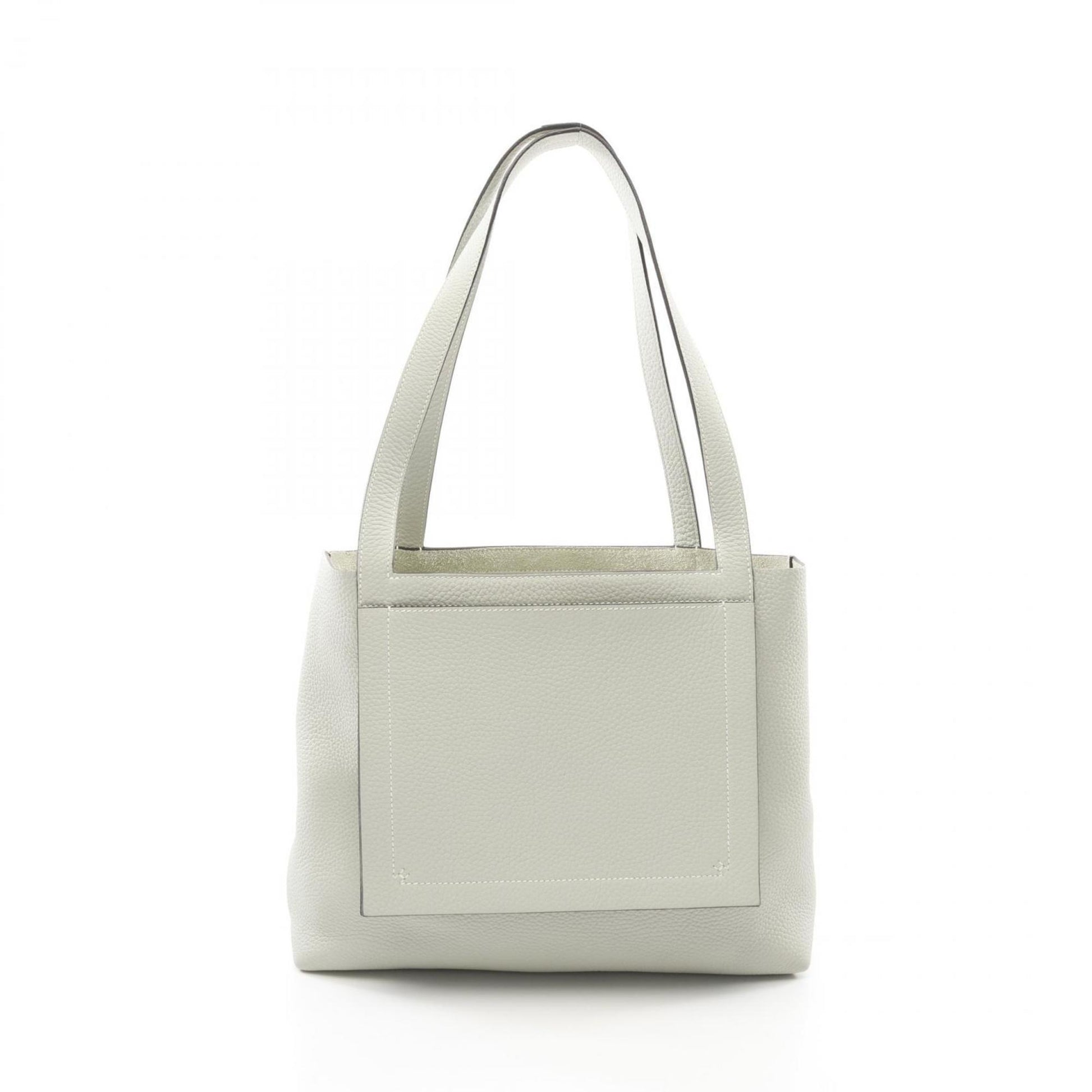 Hermes Taurillon Clemence Tote Bag Leather Green